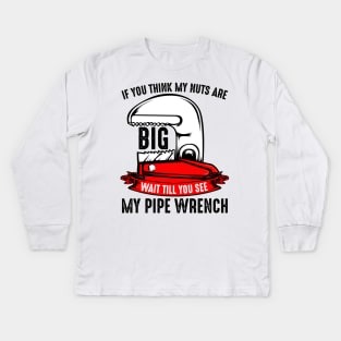 Plumber Kids Long Sleeve T-Shirt